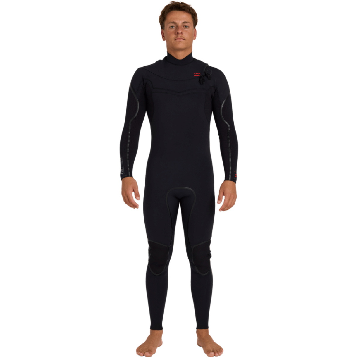 2026 Billabong Mens Absolute Ultra 4/3mm Chest Zip Wetsuit ABYW100283 - Black